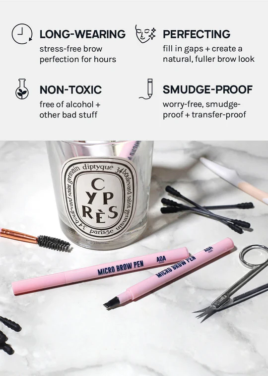 AOA Paw Paw Micro Brow Pen-Soft Black