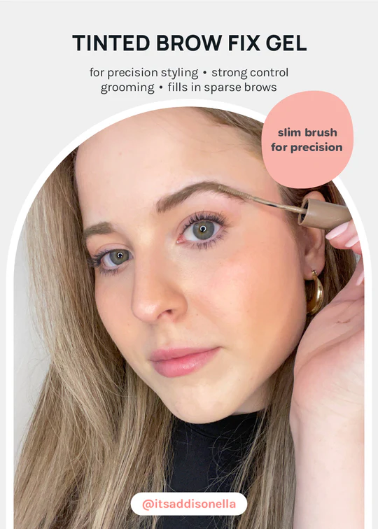 AOA Tinted Brow Fix Gel-Dark Brown