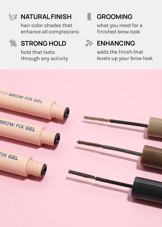 AOA Tinted Brow Fix Gel-Dark Brown