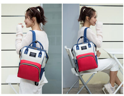 10495808946_764473277 Large Capacity Mommy Bag-Light blue