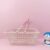 Stationery Storage Basket-Medium Pink Basket
