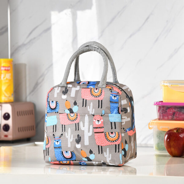 Non-woven Lunch Bag-Grey Alpaca