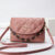 Diamond Commuter Shoulder Bag-Oak Red Chain Bag