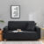 Elastic Sofa Cover-Black Size : Double Seat [145-185cm]