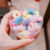 Thick High Elastic Hair Rope-3-A6 round box small towel spring color