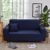 Elastic Sofa Cover-Navy Size : Double Seat [145-185cm]