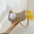 One-shoulder Stylish Small Square Bag-Khaki