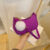 One-shoulder Stylish Small Square Bag-Purple