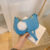 One-shoulder Stylish Small Square Bag-Blue