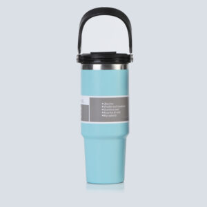 900ml Stainless Steel Thermos Cup-Light blue (double drinking lid)