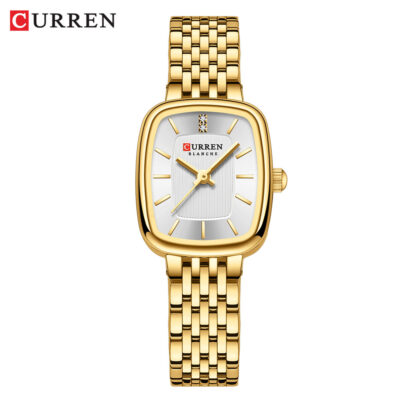 O1CN01Bo8tXn1Bs2y9ytxD5_!!0-0-cib Women's Curren Watch-Gold Shell White