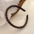 New Twisted Headband-Dark brown