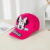 Children's Baseball Cap-rose red (3D Mickey style)