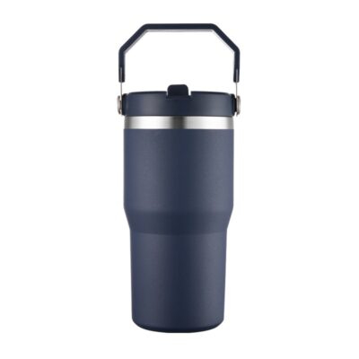 20oz Stainless Steel Ice Cup-navy blue