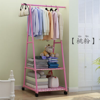 Simple Coat Rack-Triangle coat rack pink