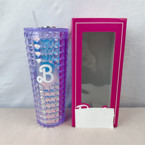 24oz 710ml Barbie Water Cup-Laser Purple B