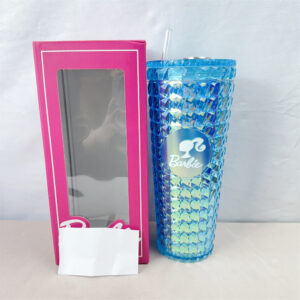 24oz 710ml Barbie Water Cup-Laser Blue Girls