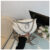Chain Pearl Chest Bag-White