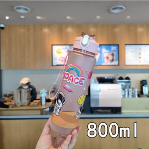 800ml Astronaut Water Cup-Pink