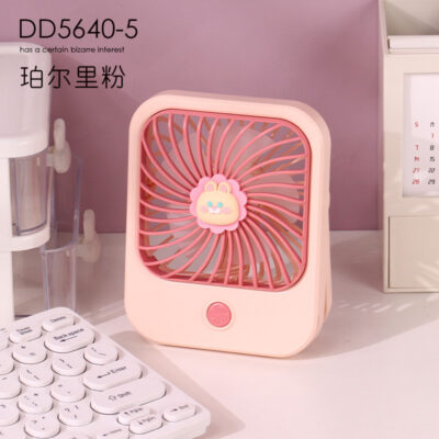 Mini Desktop Fan-Doll small table fan pink