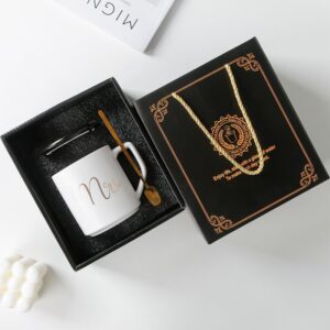 Nordic Souvenir Ceramic Cup With Lid-White M