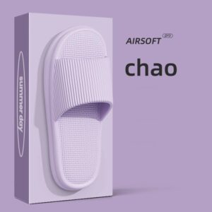 Thick-soled Sandals-Purple