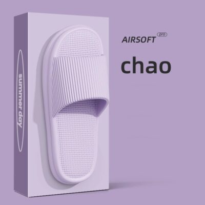 Thick-soled Sandals-Purple