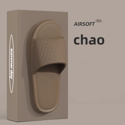 Thick-soled Sandals-Brown