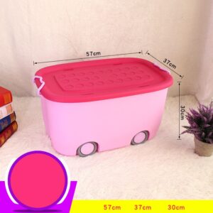 IMG-20250403-WA0083 Storage Box-Pink Size : 57*37*30