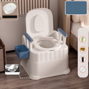 Elderly Toilet-Blue hard cushion