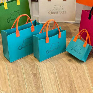 Women's Tote Bag-Lake blue; 40*30*15cm