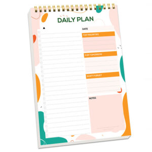 English A5 Daily Coil Book-DAILY PLAN 02