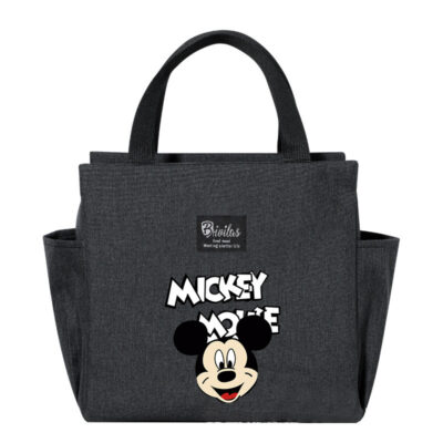 Mickey Mouse Lunch Bag-Black - MLS 633