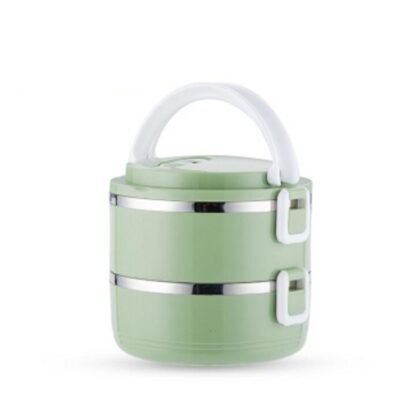 Insulation Lunch Box-Double-layer-green