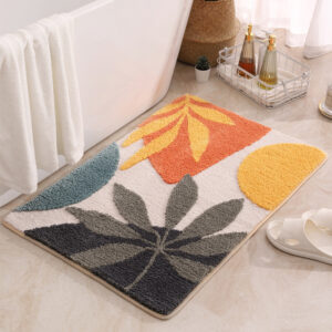40*60cm Simple Imitation Cashmere Floor Mats-Style 01
