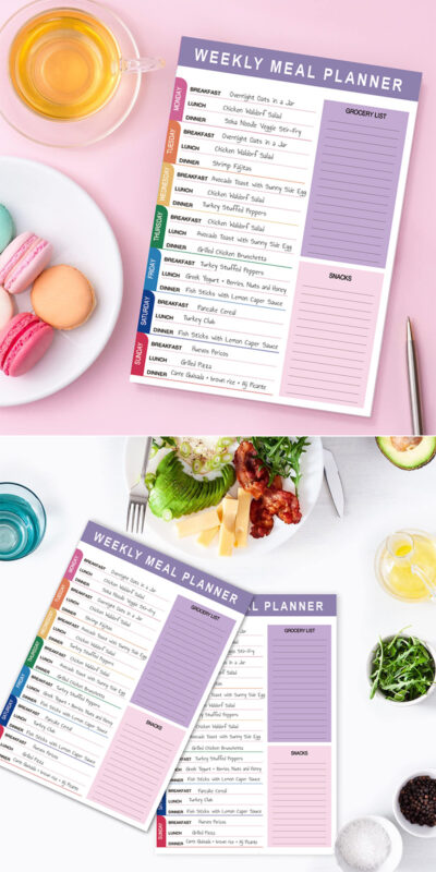 Daily Meal Recipe Planner-Meal book type A