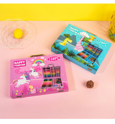 New 128-piece Brush Set-pink