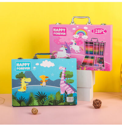 New 128-piece Brush Set-pink