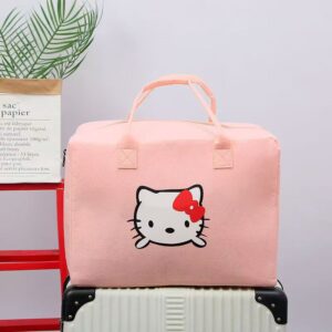 Felt Travel Bag-Pink Hello Kitty