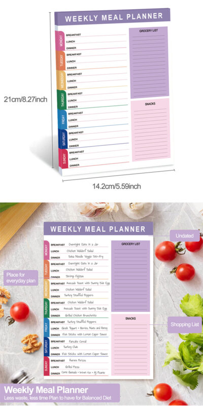 Daily Meal Recipe Planner-Meal book type A
