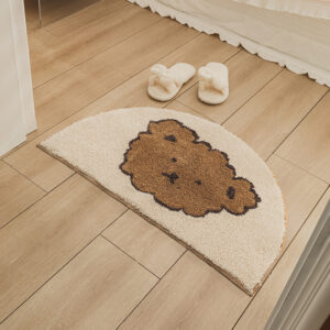 40*60cm Cartoon Cute Imitation Cashmere Floor Mat-Daddy Bear
