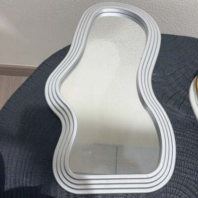 Home Desktop Mirror-Curved Silver