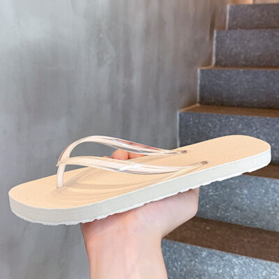 Flat Flip Flops For Women-Off-white