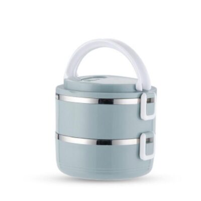 Insulation Lunch Box-Double-layer-blue