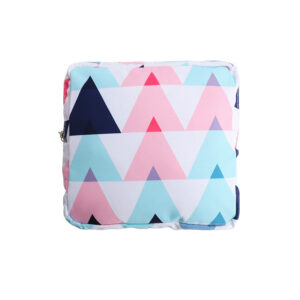 Sanitary Napkin Storage Bag-Powder blue triangle