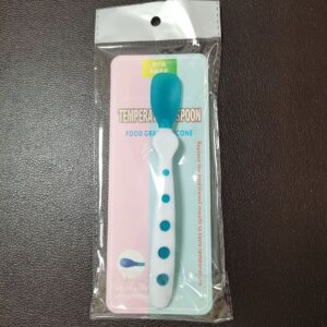 Baby Temperature Sensing Spoon-green