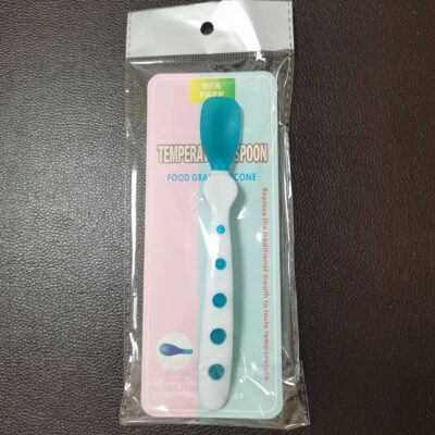 Baby Temperature Sensing Spoon-green