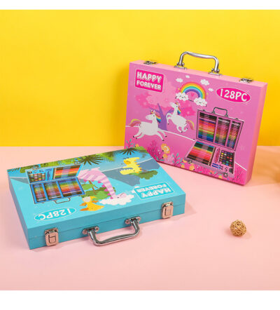 New 128-piece Brush Set-pink