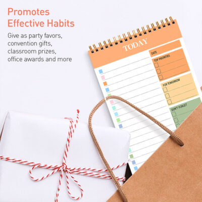 English TODAY Daily Coil Book-A5 green