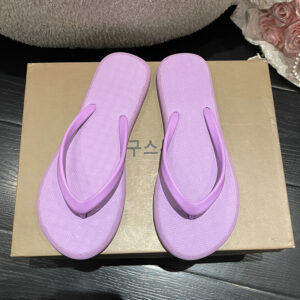 Casual Women's Flip Flops-Purple
